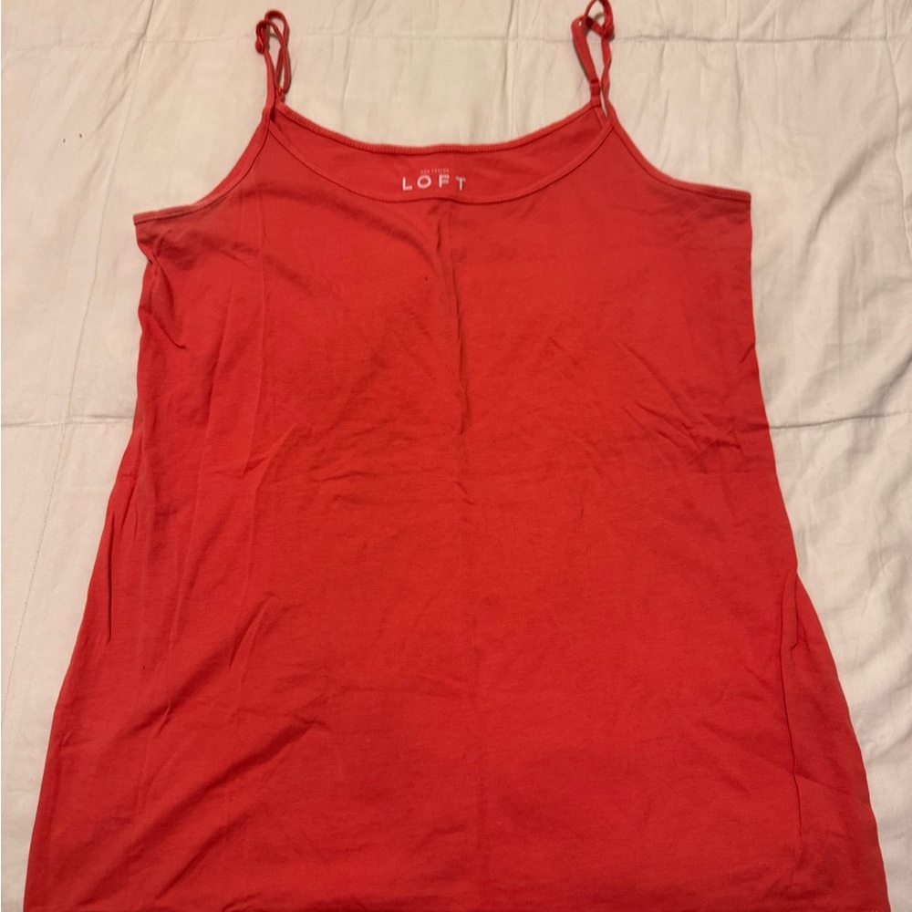 LOFT Women's Red Cami Top